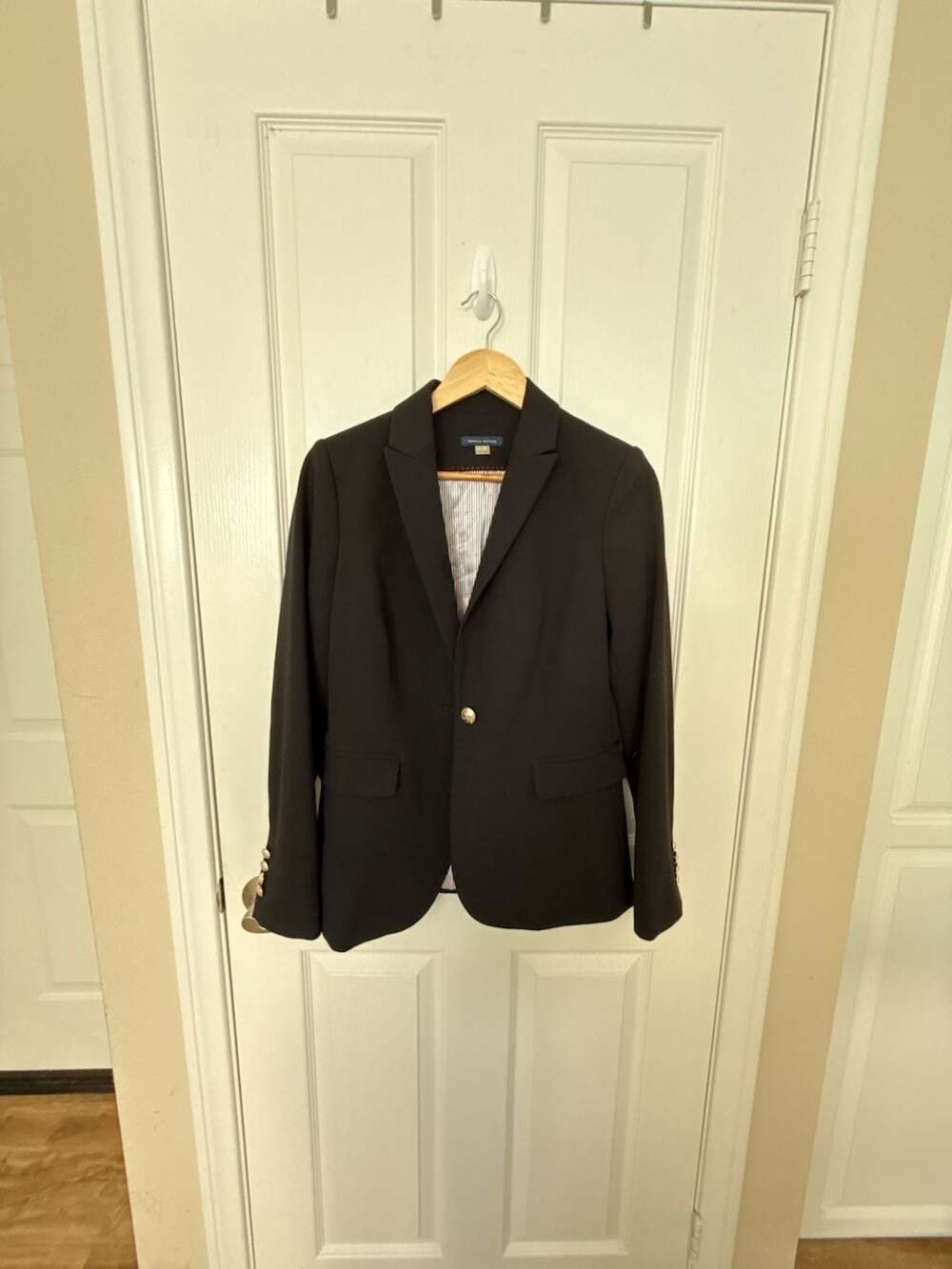 Tommy Hilfiger Black Blazer Jacket Size 4